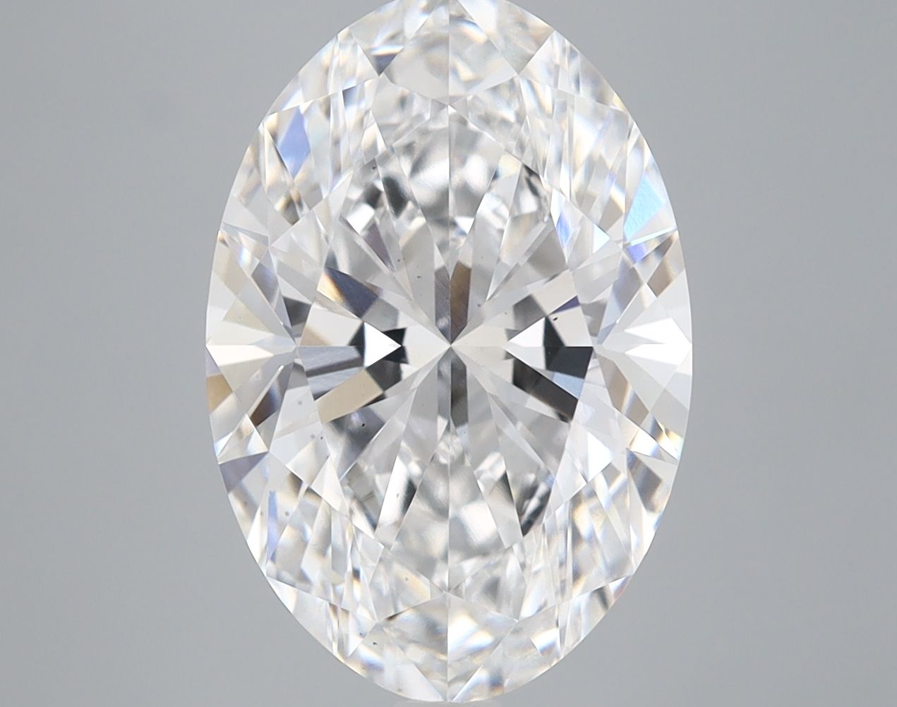 5.05 ct. oval Lab Grown Diamond front image