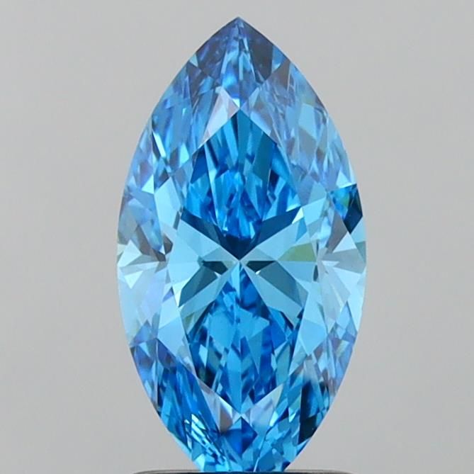 1.31 CT Fancy Vivid Blue MARQUISE