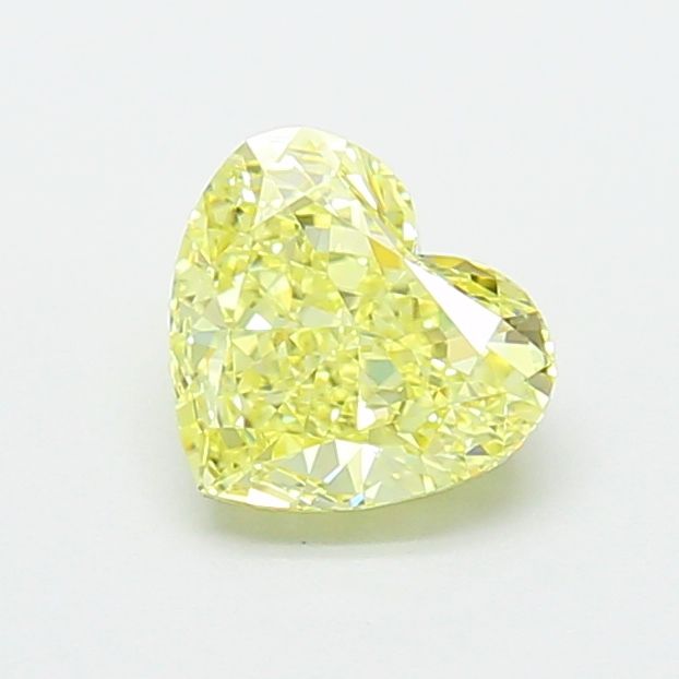 1.02 CT Fancy Yellow HEART