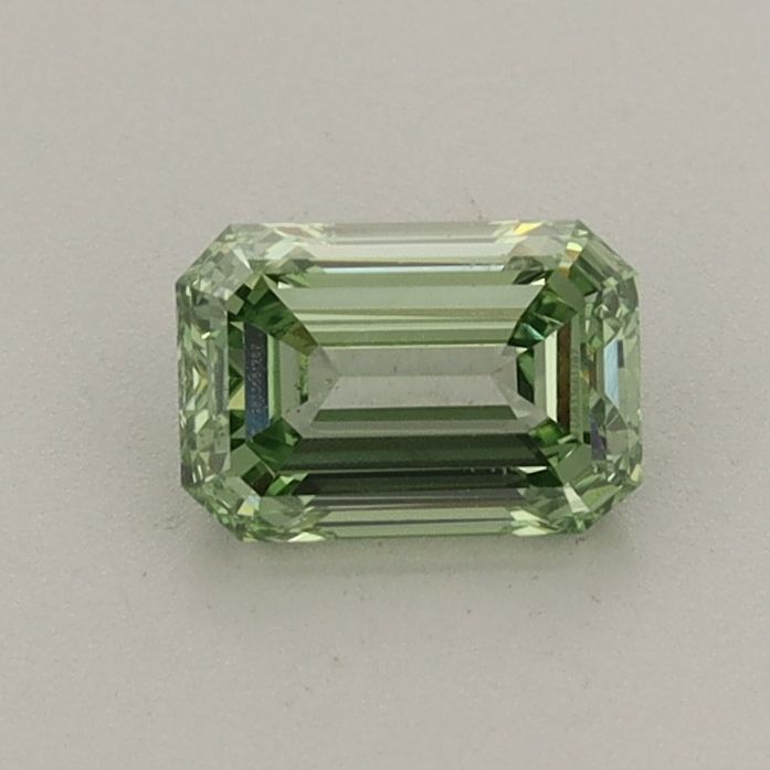 0.61 CT Fancy Vivid Green EMERALD