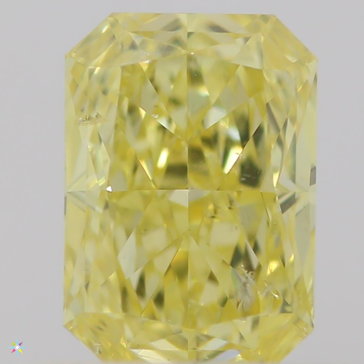 Diament 0.54 ct Fancy Intense Yellow/I1