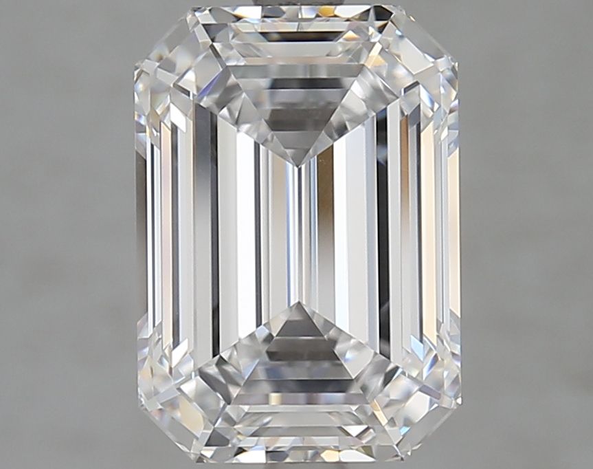 Diamant Émeraude 4.01 ct - Couleur D - Pureté VVS1