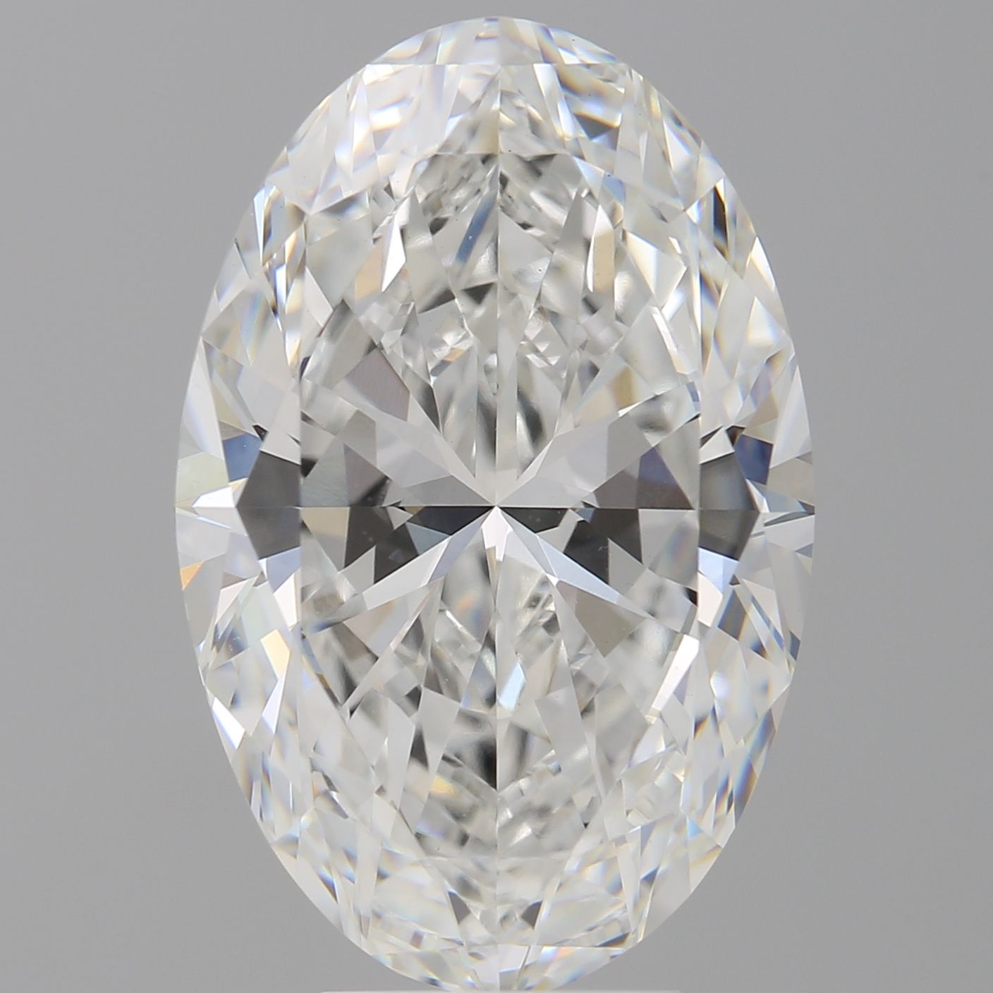 7.08 ct. oval Lab Grown Diamond front image