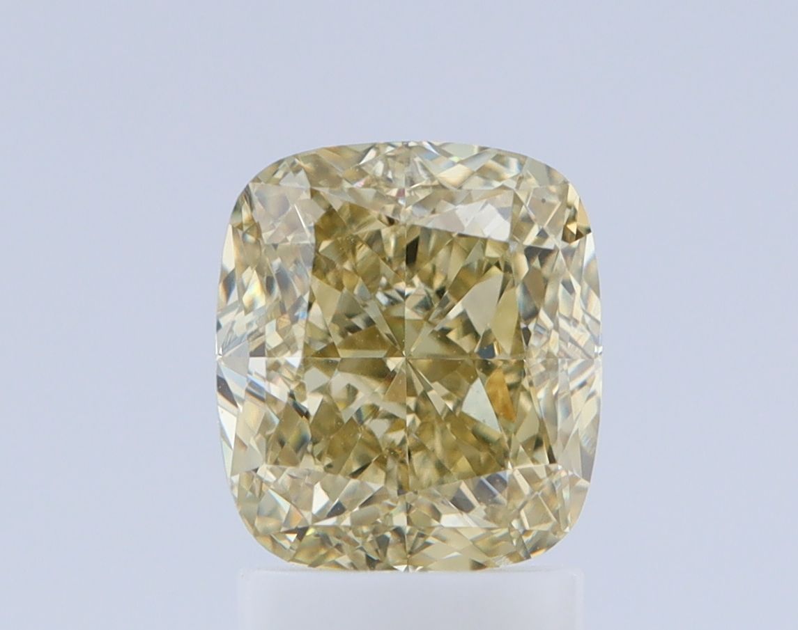 Diament 2.1 ct Fancy Brownish Greenish Yellow/VS2