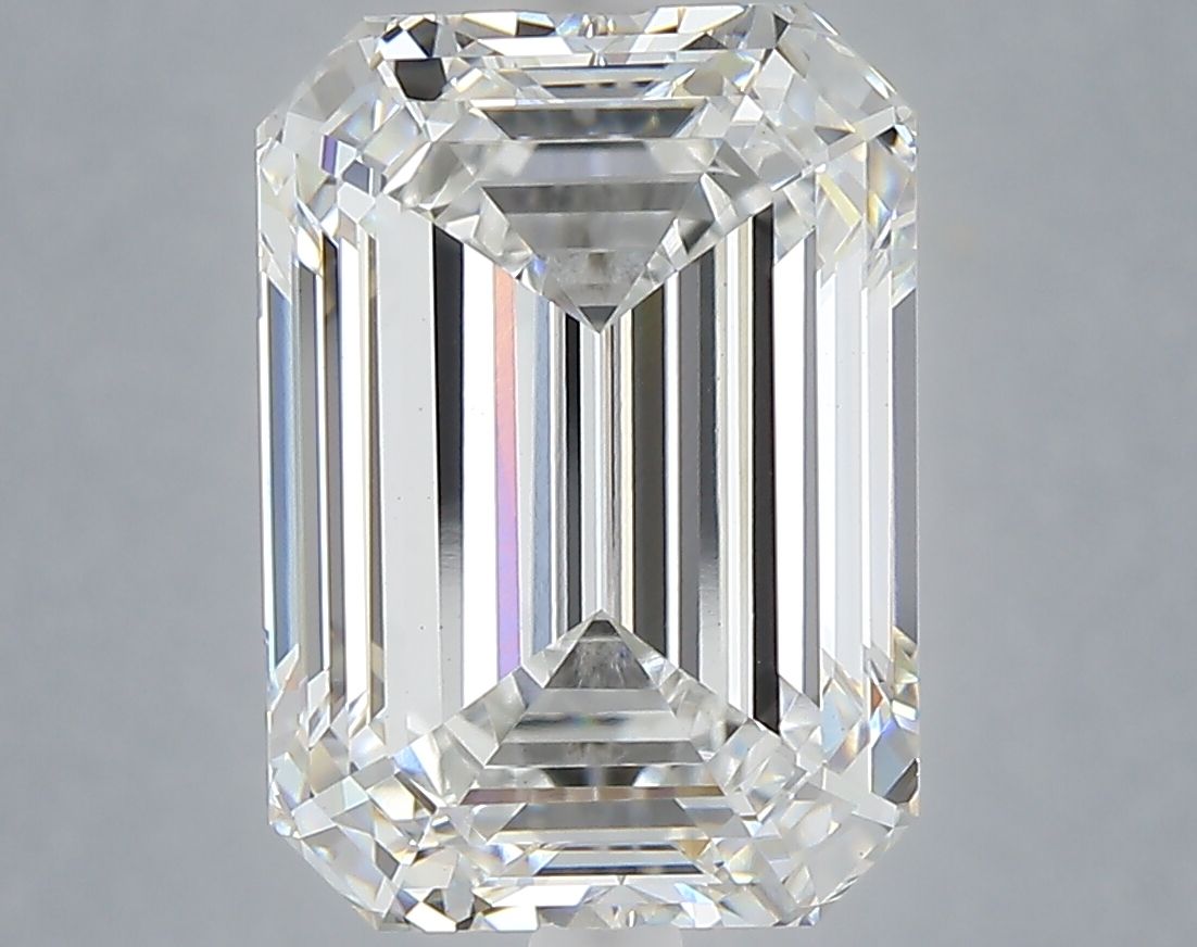 6.10 ct. emerald Lab Grown Diamond front image