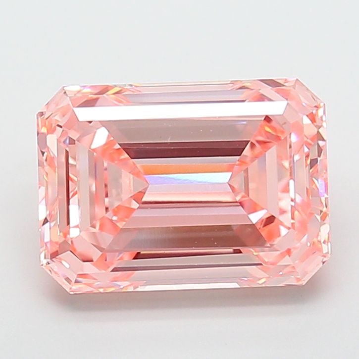7.78 ct. emerald Lab Grown Diamond front image