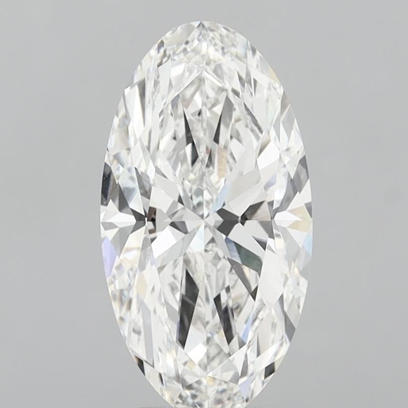 5.11 ct. oval Lab Grown Diamond front image