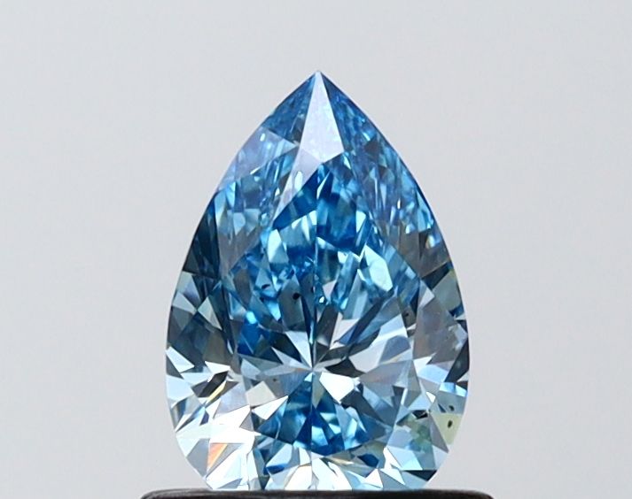 0.7 CT Fancy Vivid Blue PEAR