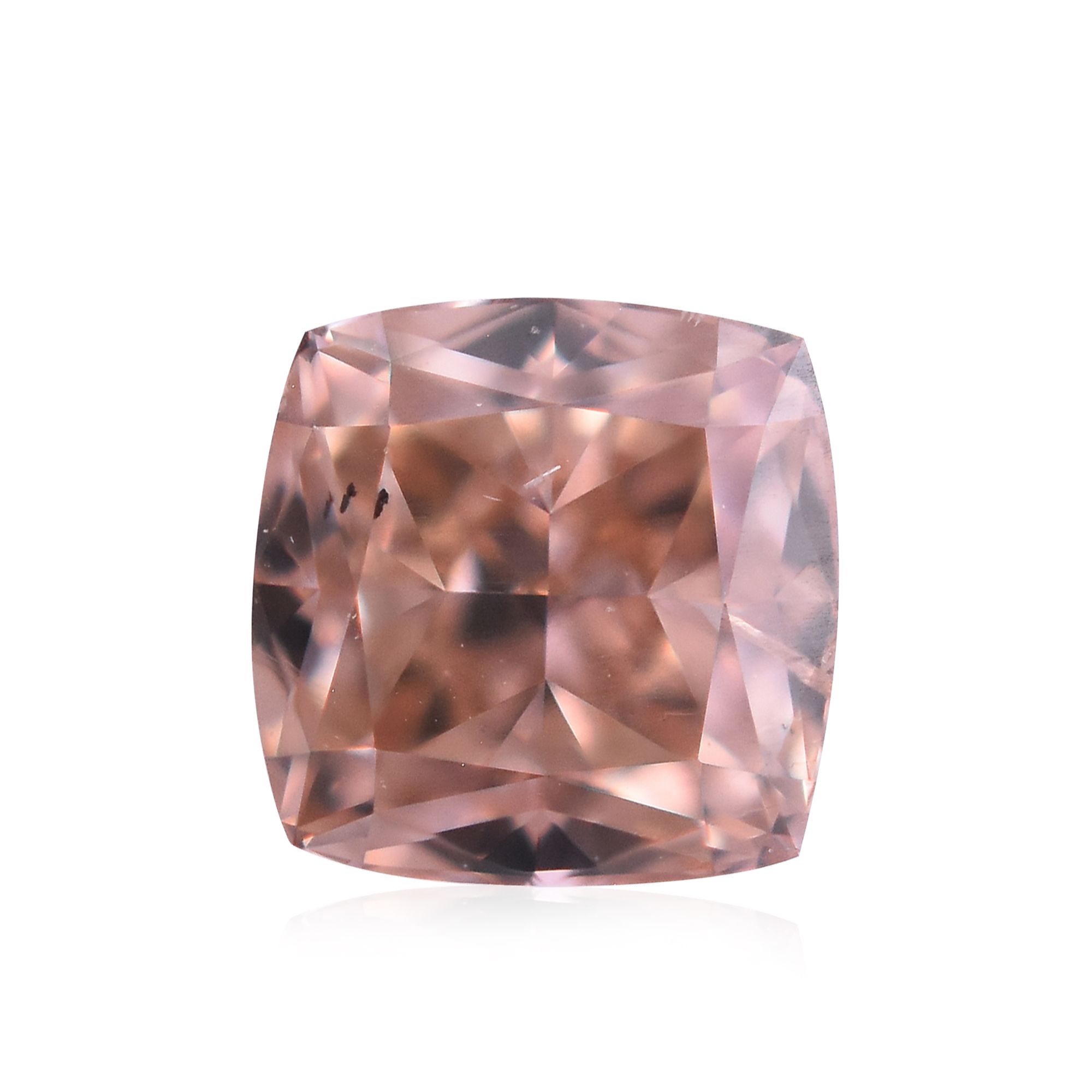 Diament 0.28 ct Fancy Brownish Orangey Pink/
