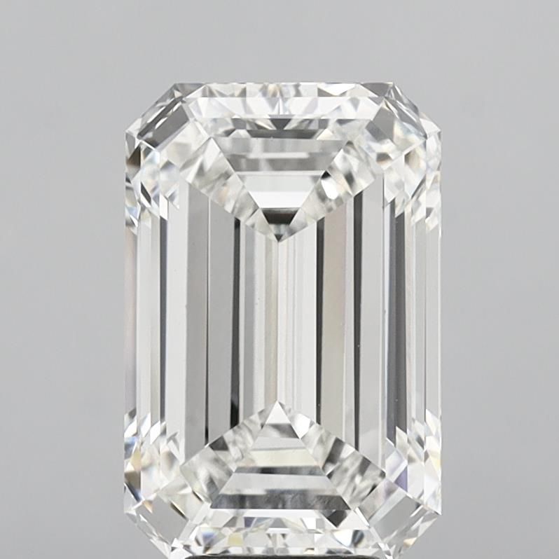 8.05 ct. emerald Lab Grown Diamond front image