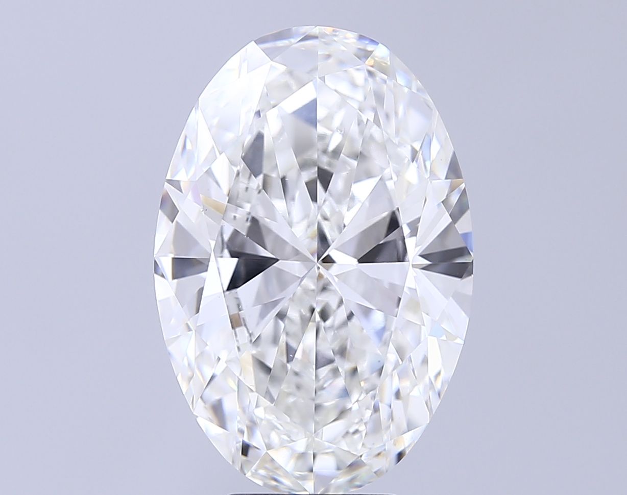 8.04 ct. oval Lab Grown Diamond front image