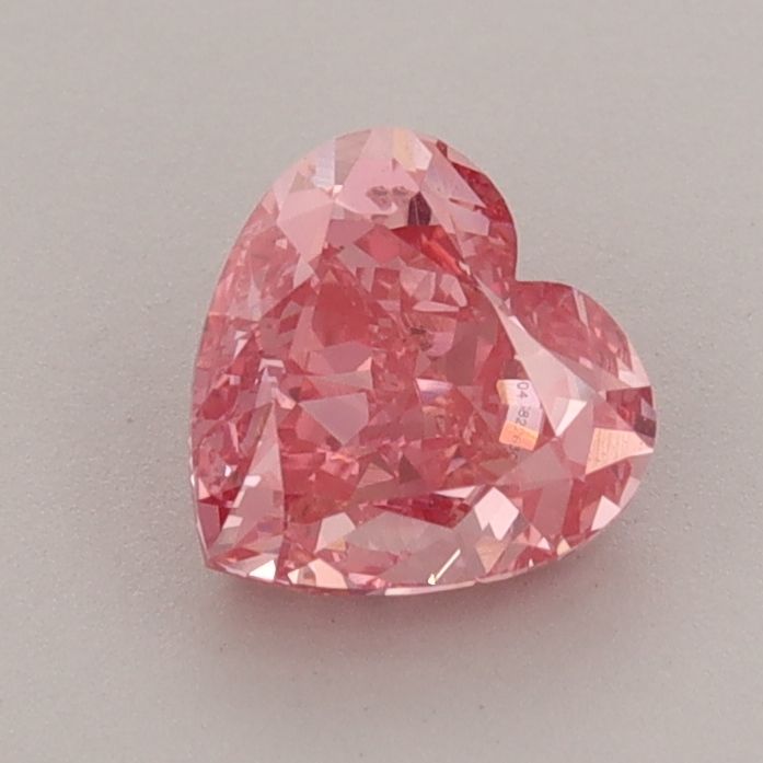 1.0 CT Fancy Vivid Pink HEART