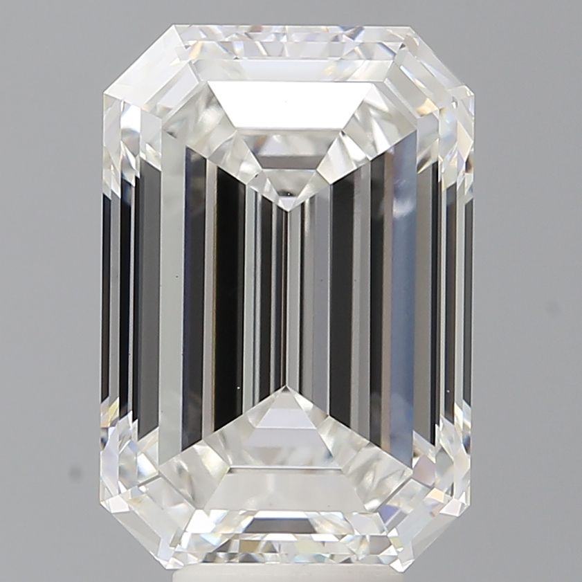 8.01 ct. emerald Lab Grown Diamond front image