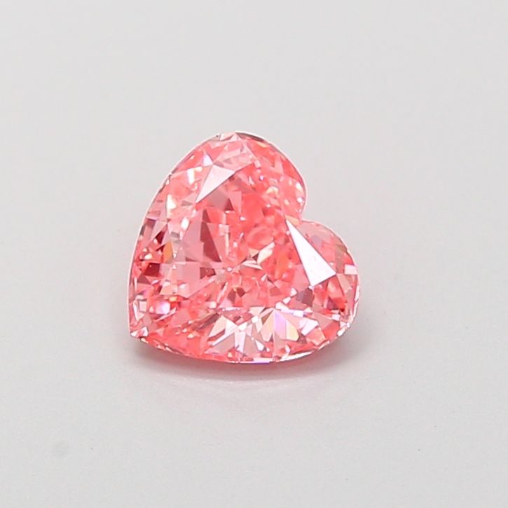 0.81 CT Fancy Vivid Pink HEART