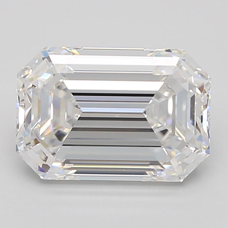Diamant Émeraude 3.00 ct - Couleur H - Pureté IF