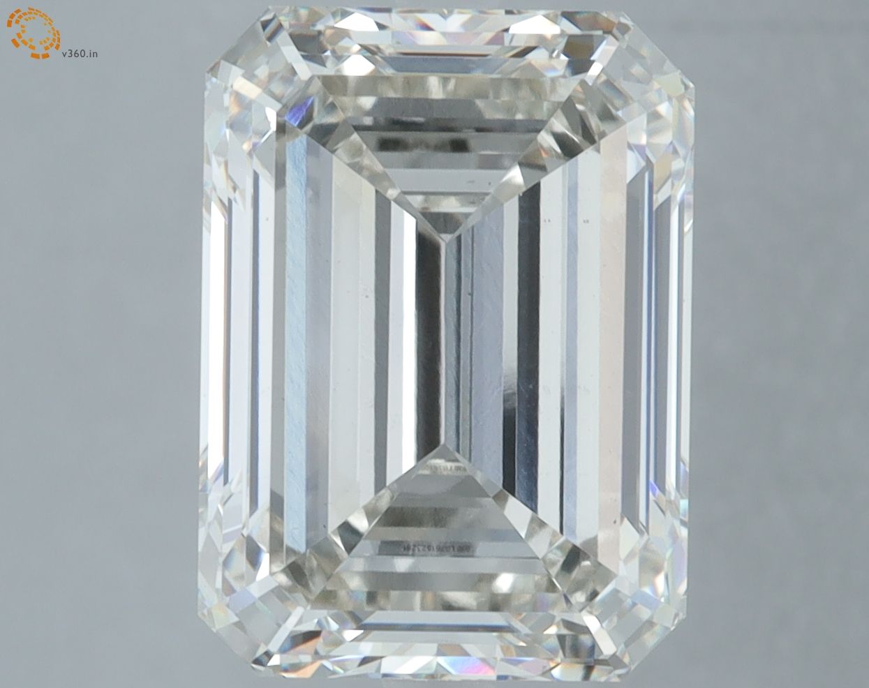 8.01 ct. emerald Lab Grown Diamond front image