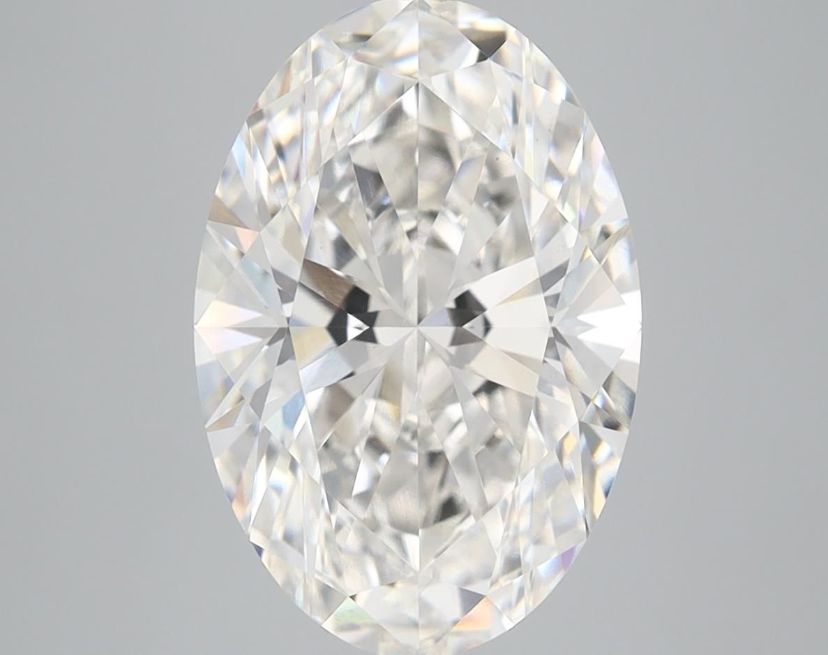 4.09 ct. oval Lab Grown Diamond front image