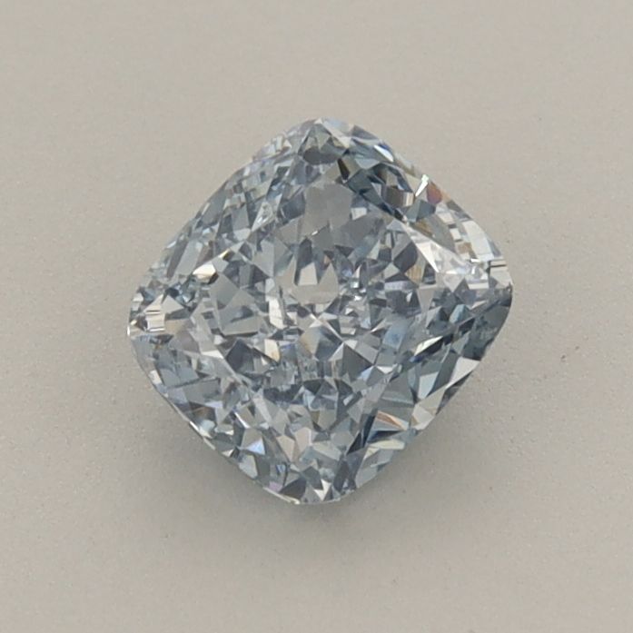 0.71 CT Fancy Vivid Blue CUSHION MODIFIED