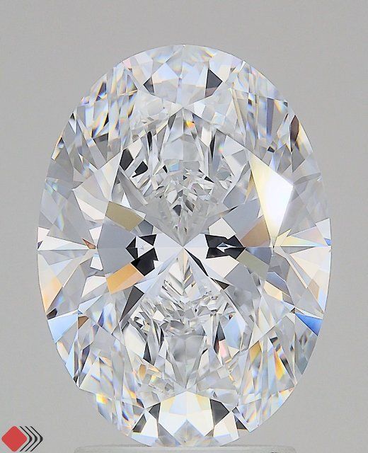 3.25 ct. oval Lab Grown Diamond front image