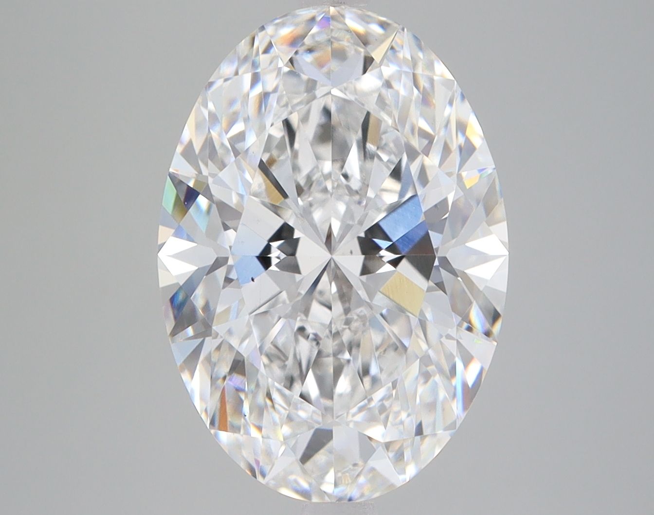 5.25 ct. oval Lab Grown Diamond front image