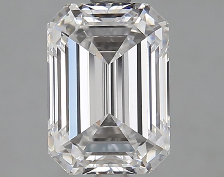 Diamant Émeraude 2.67 ct - Couleur D - Pureté VVS2