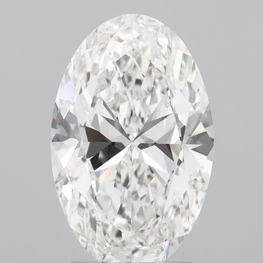 3.04 ct. oval Lab Grown Diamond front image