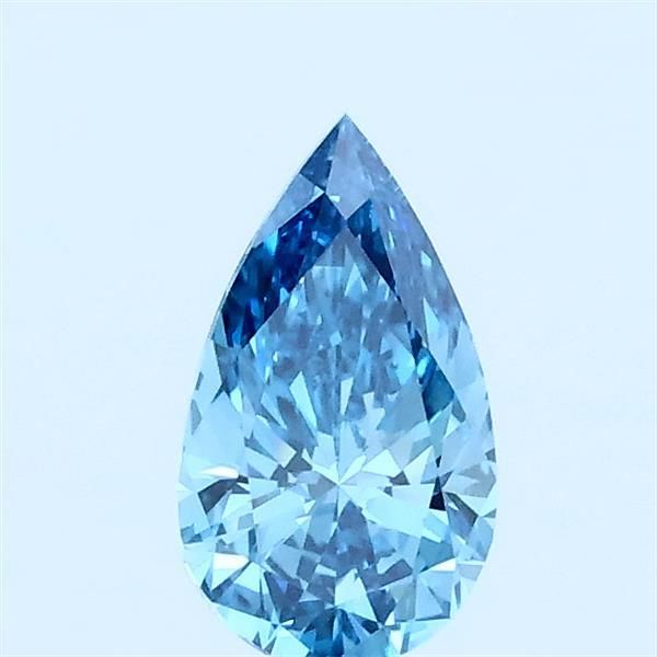 0.46 CT Fancy Vivid Blue PEAR