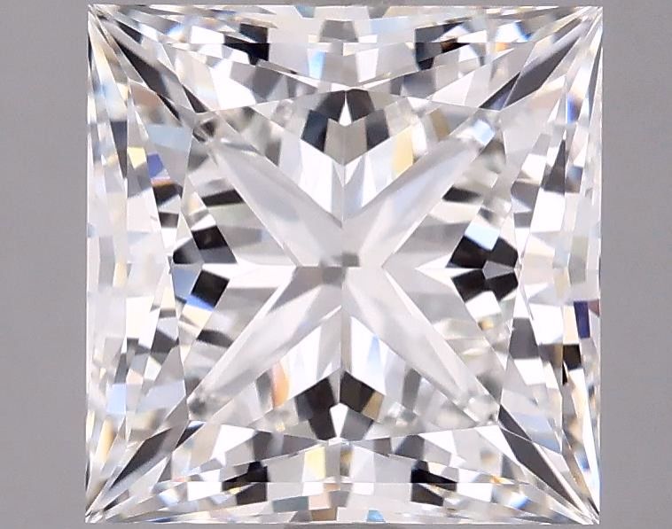 4.14 ct. princess Lab Grown Diamond front image