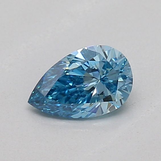 0.19 CT Fancy Vivid Blue PEAR