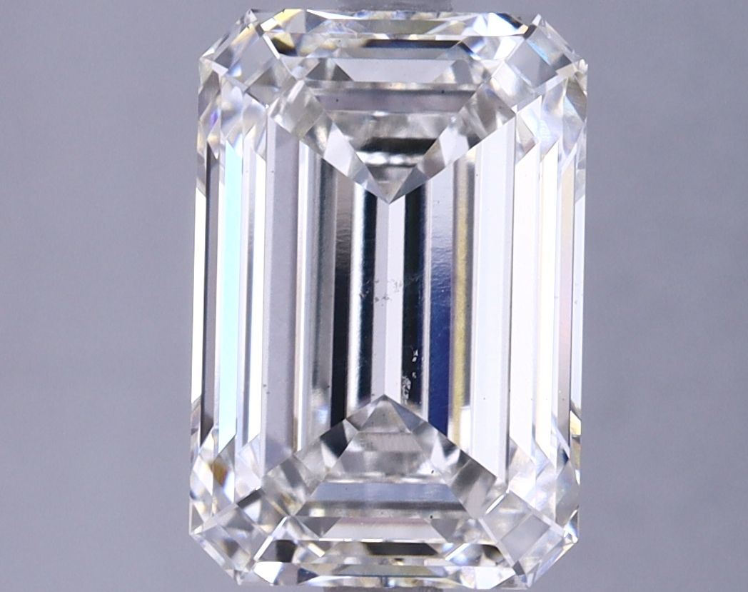 4.12 ct. emerald Lab Grown Diamond front image