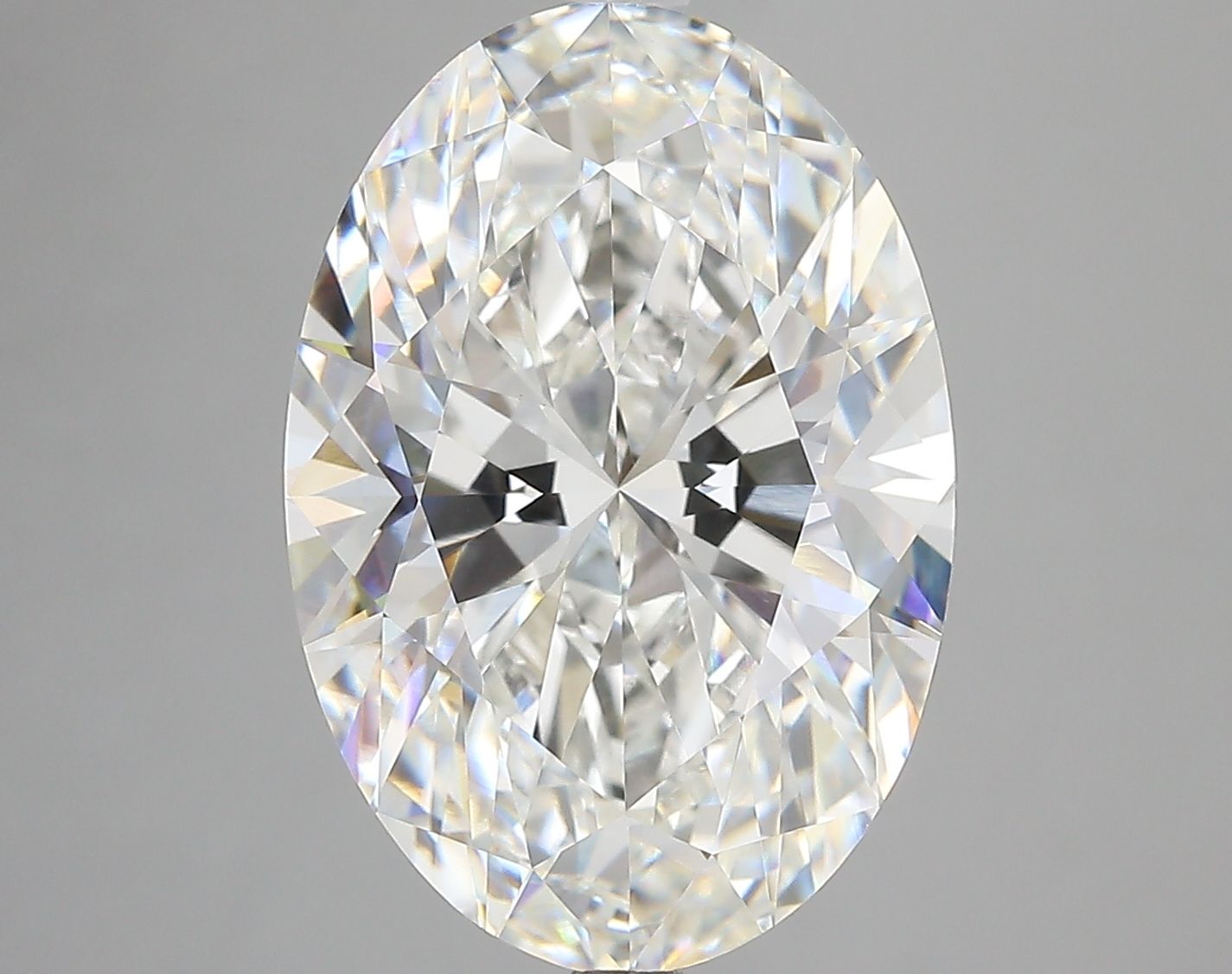 8.10 ct. oval Lab Grown Diamond front image