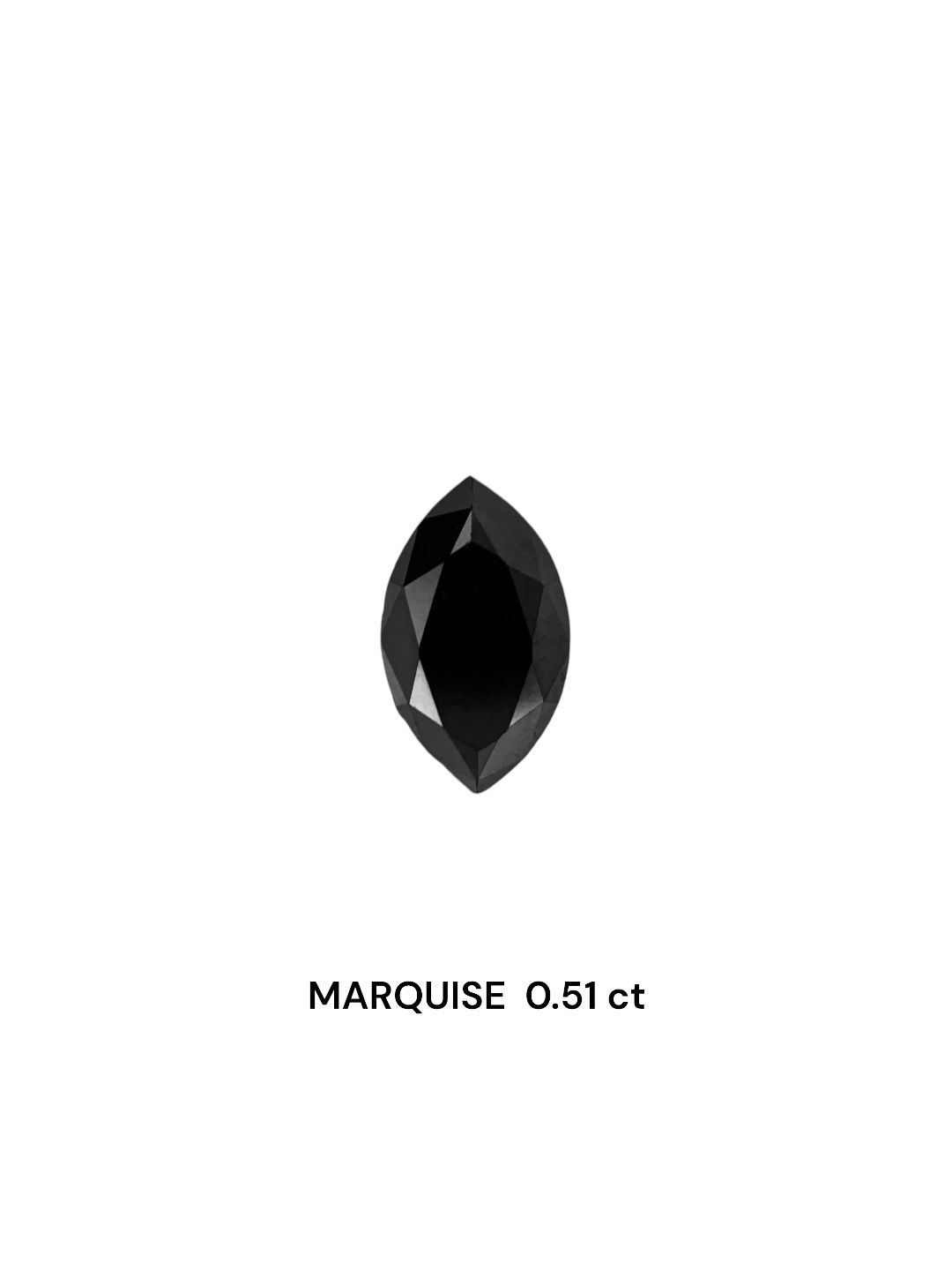 Diament 0.51 ct Fancy Black/VVS2