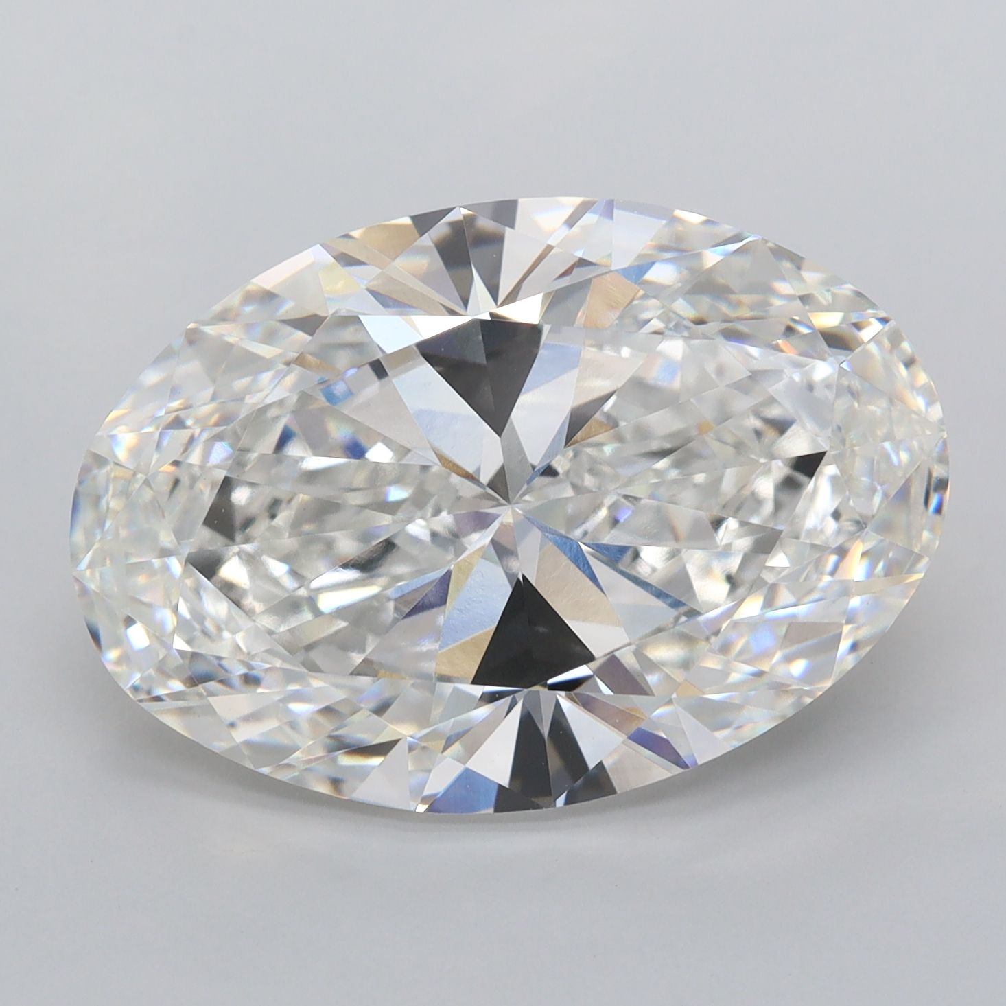 7.08 ct. oval Lab Grown Diamond front image