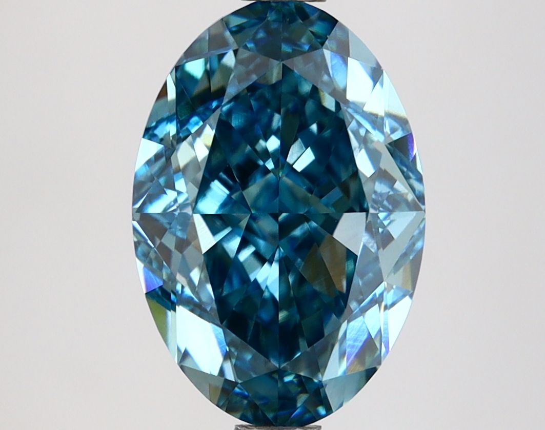 2.92 ct. oval Lab Grown Diamond front image
