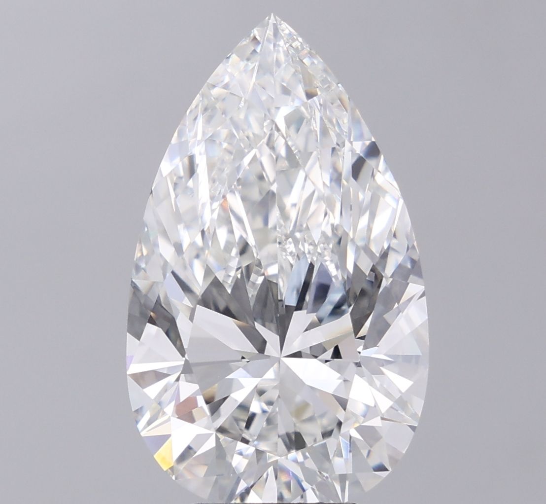 9.02 ct. pear Lab Grown Diamond front image