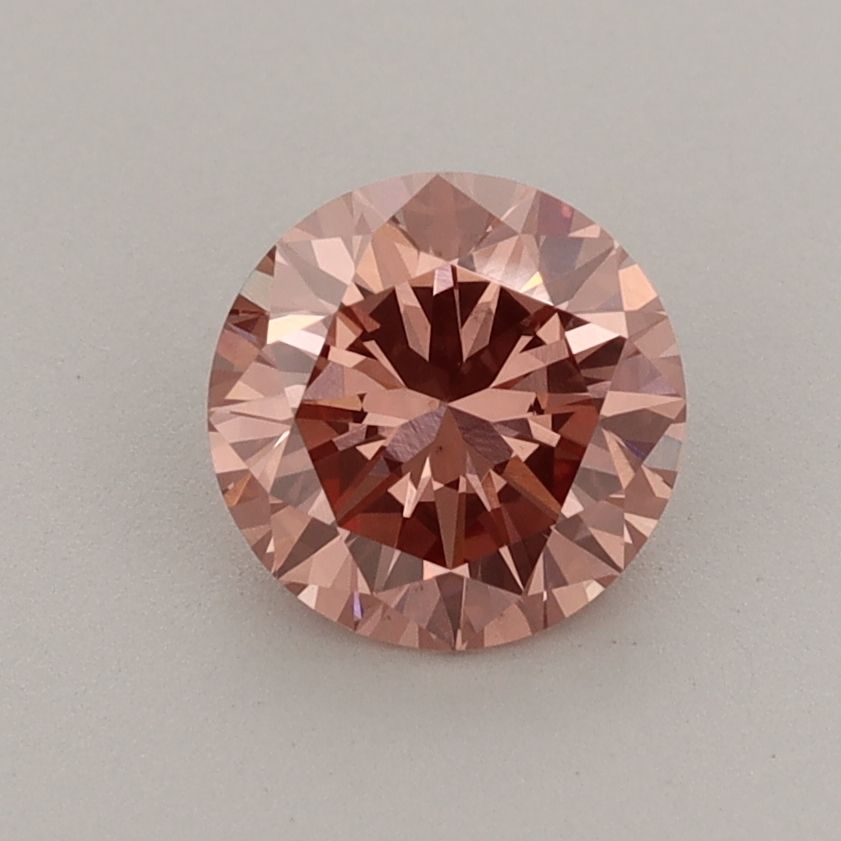 1.11 CT Fancy Intense Brown Pink ROUND