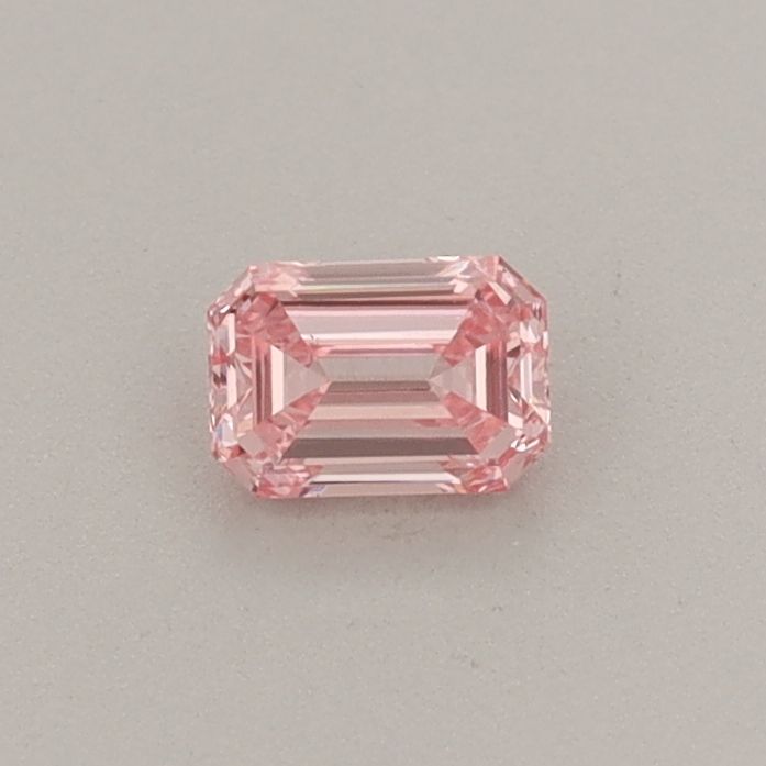 0.24 CT Fancy Vivid Pink EMERALD