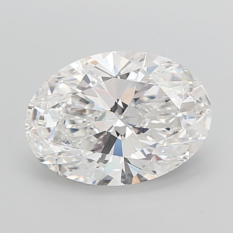 7.08 ct. oval Lab Grown Diamond front image
