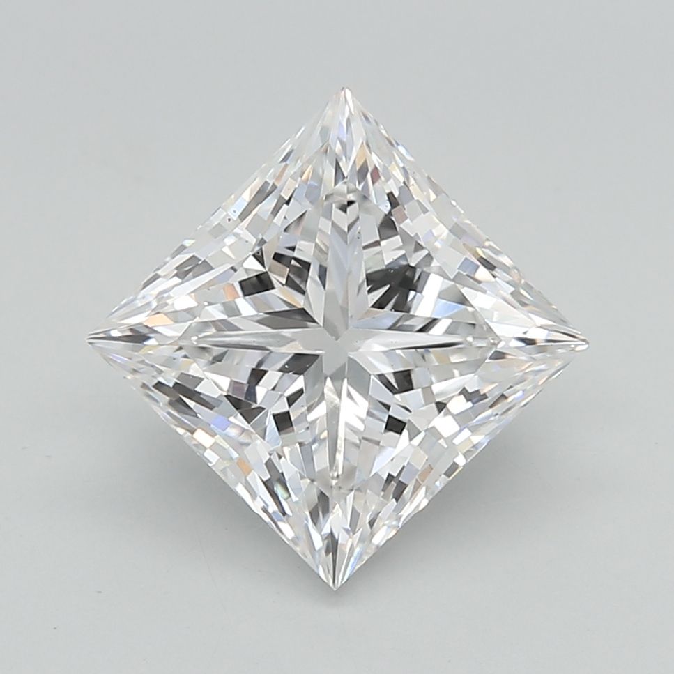 3.08 ct. princess Lab Grown Diamond front image