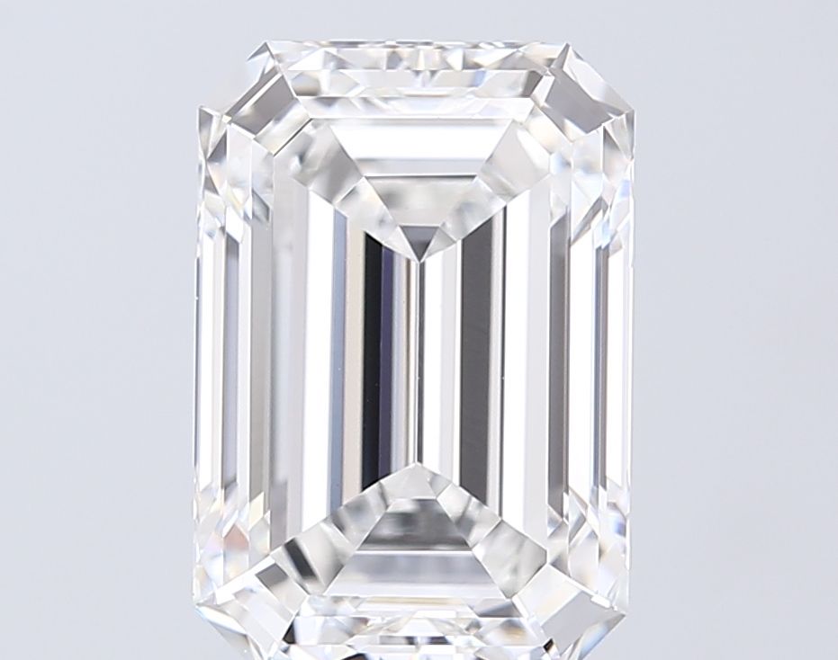 6.09 ct. emerald Lab Grown Diamond front image
