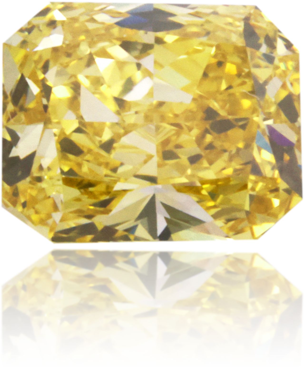 Diament 0.91 ct Fancy Vivid Yellow/VS2
