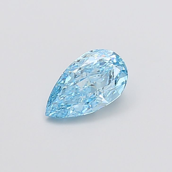 1.01 CT Fancy Vivid Blue PEAR