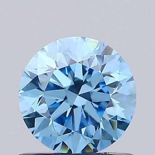 0.73 CT Fancy Vivid Blue ROUND