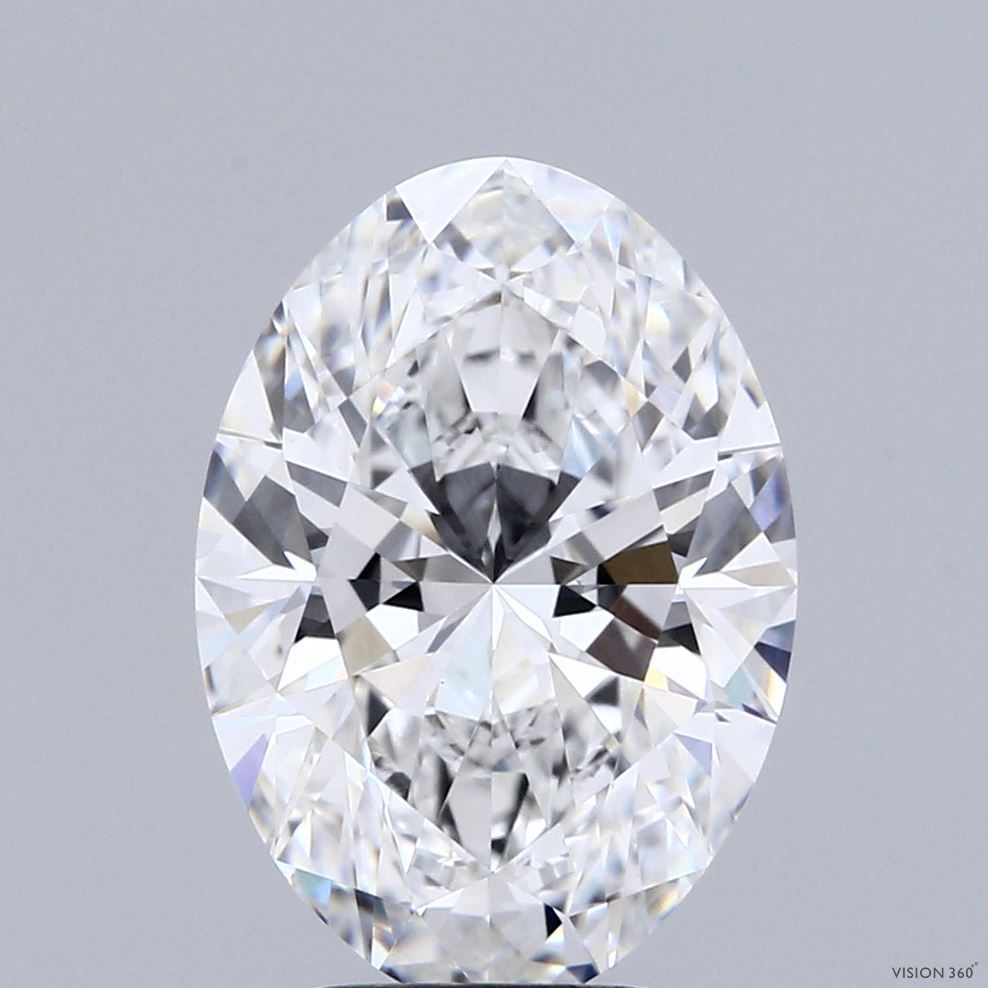 4.04 ct. oval Lab Grown Diamond front image