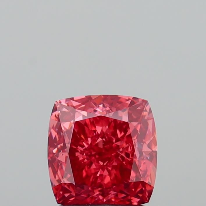 1.53 CT Fancy Vivid Pink CUSHION MODIFIED