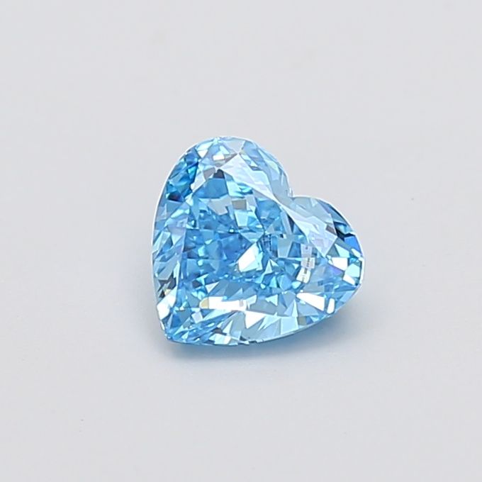 1.01 CT Fancy Vivid Blue HEART