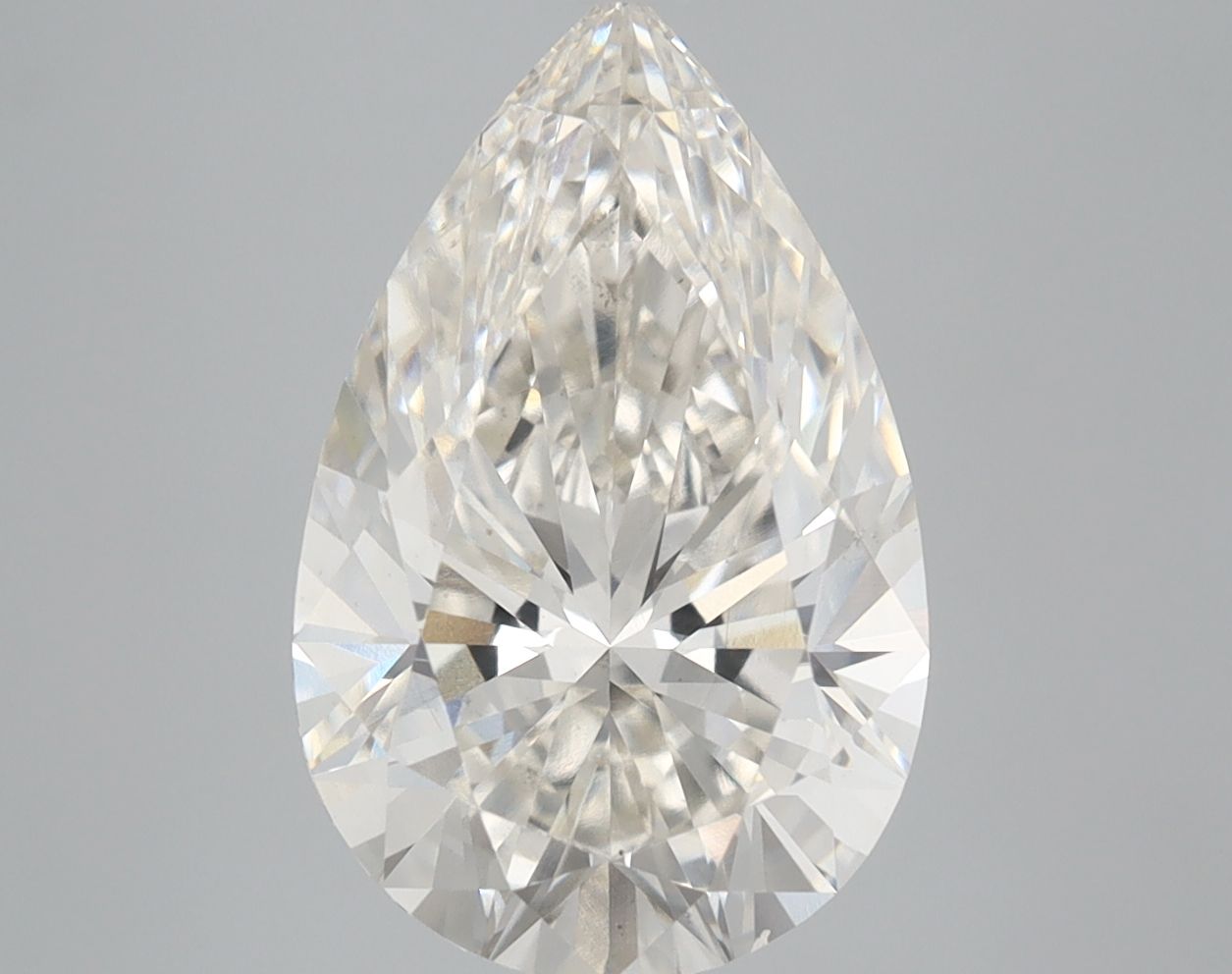 4.25 ct. pear Lab Grown Diamond front image
