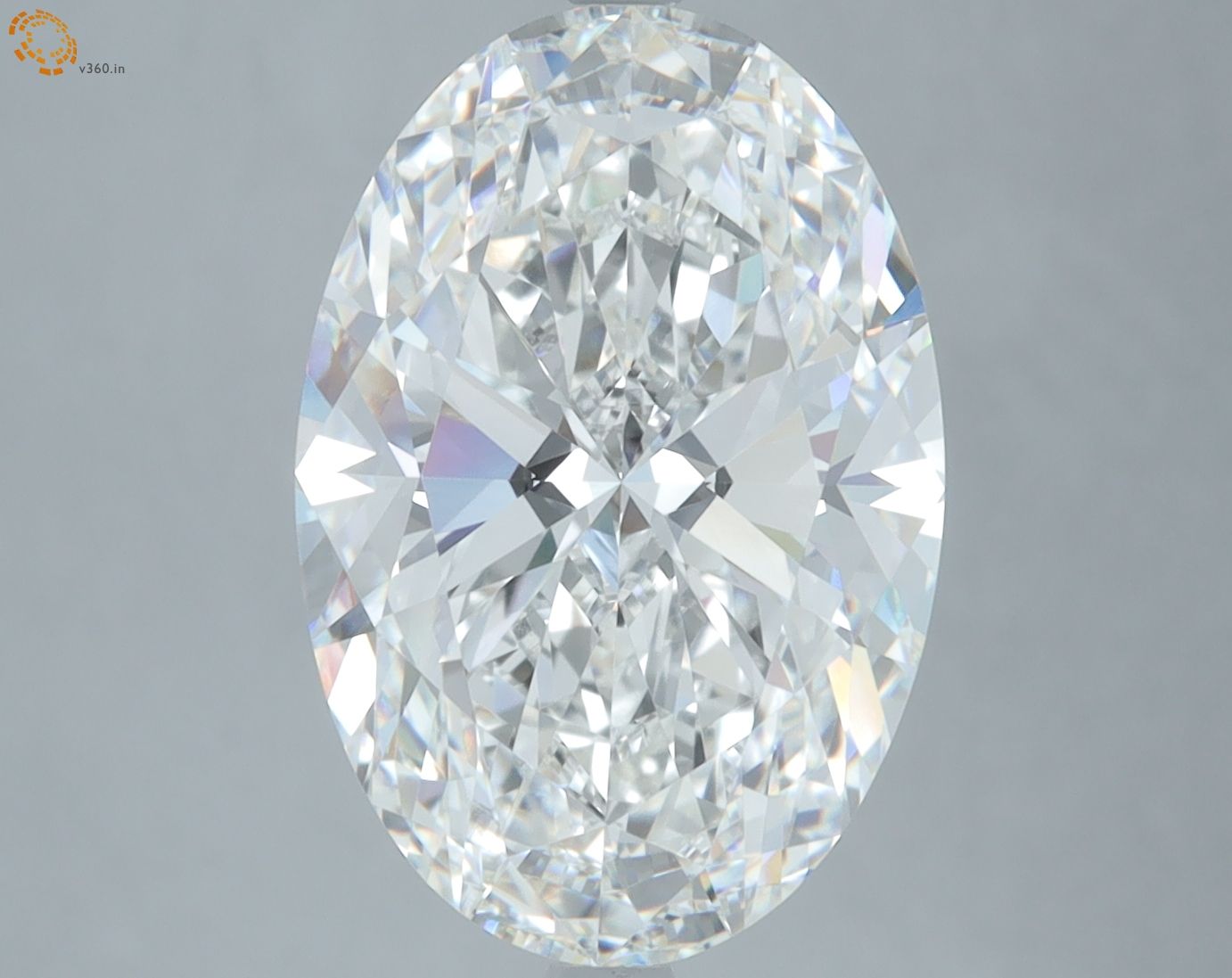6.03 ct. oval Lab Grown Diamond front image
