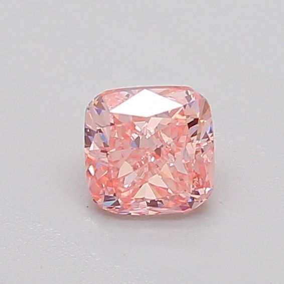 0.47 CT Fancy Vivid Pink CUSHION MODIFIED