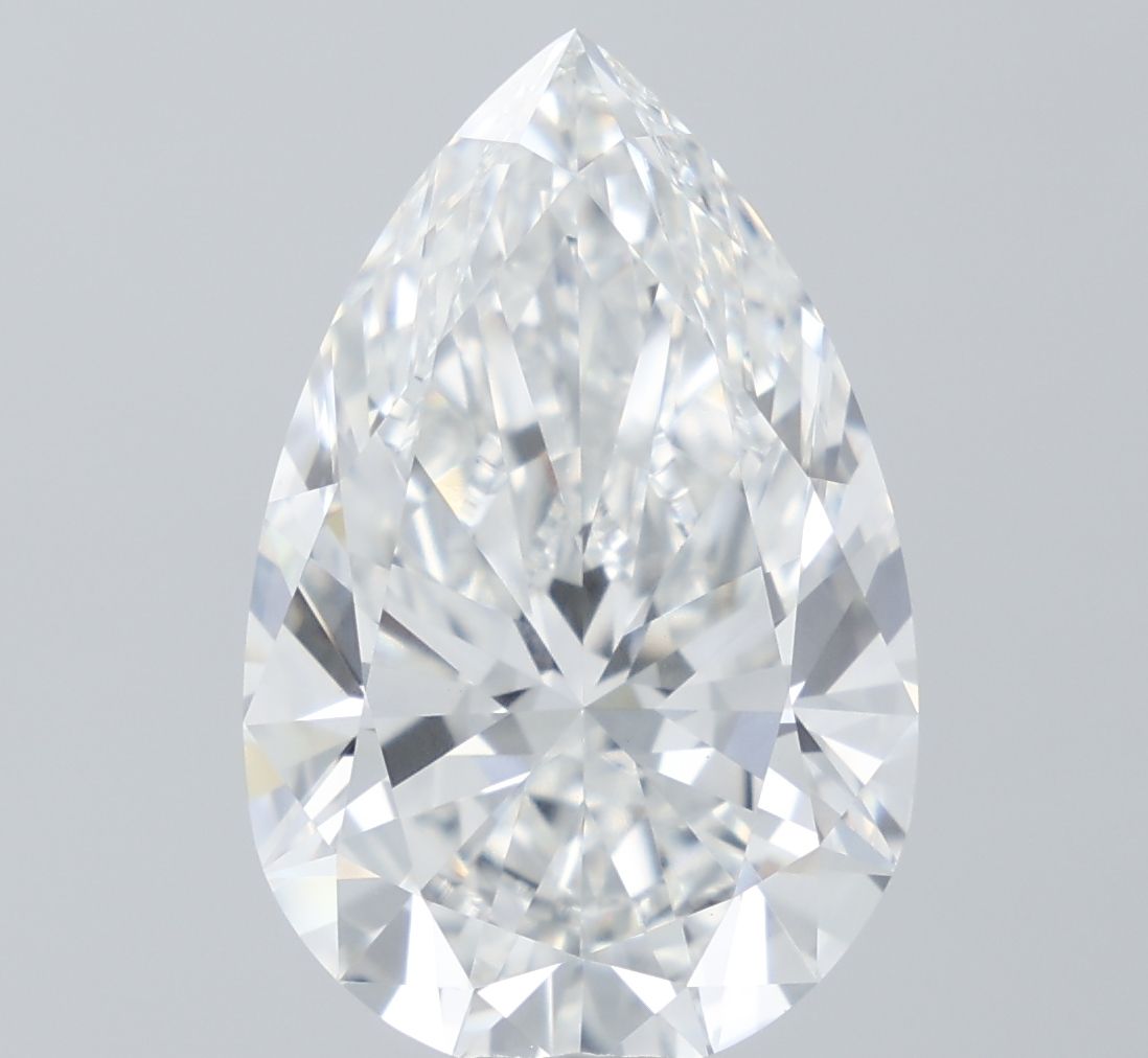9.01 ct. pear Lab Grown Diamond front image